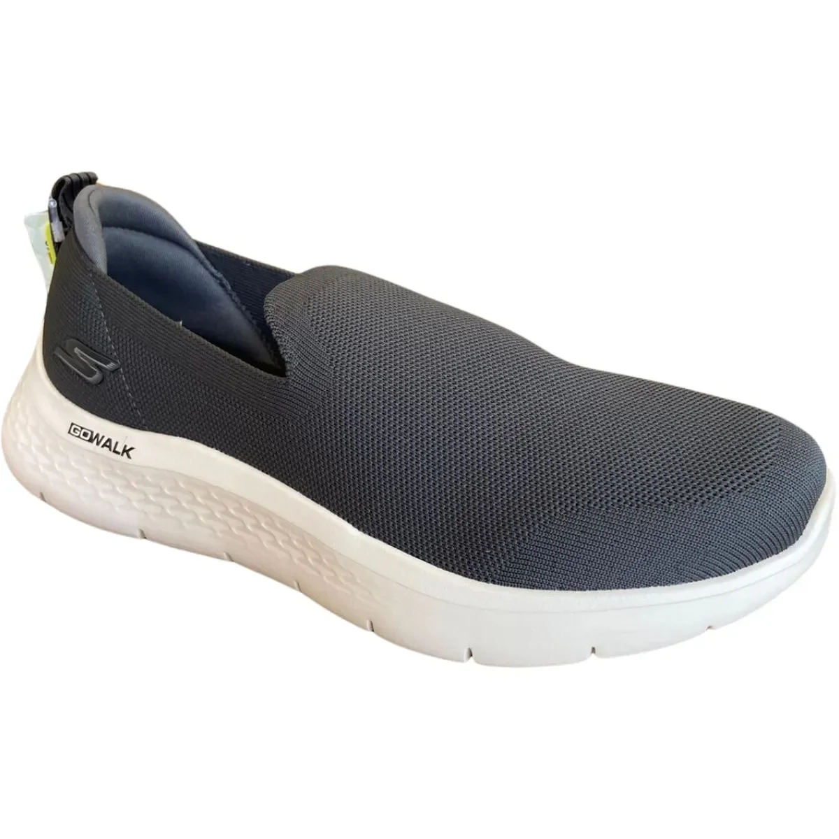 TÊNIS SLIP MASCULINO SKECHERS GO WALK FLEX 216482 Cinza/Branco 3