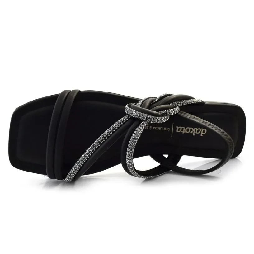 SANDÁLIA FEMININA DAKOTA Y7901 Preto 5