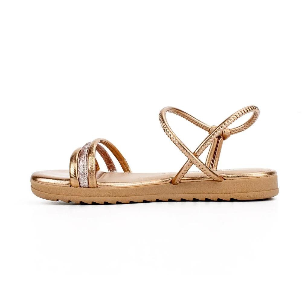 SANDÁLIA FEMININA DAKOTA FLATFORM Y7792 Rosa 1