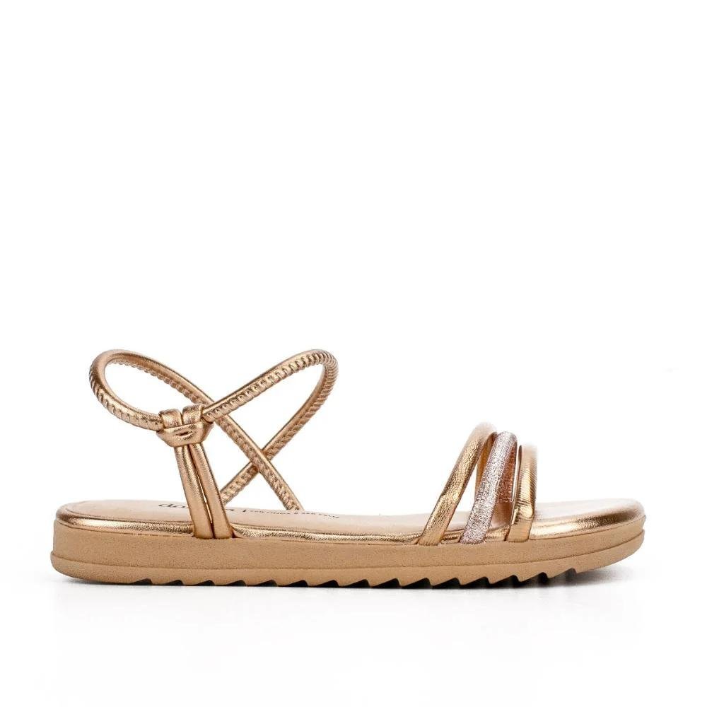 SANDÁLIA FEMININA DAKOTA FLATFORM Y7792 Rosa 2
