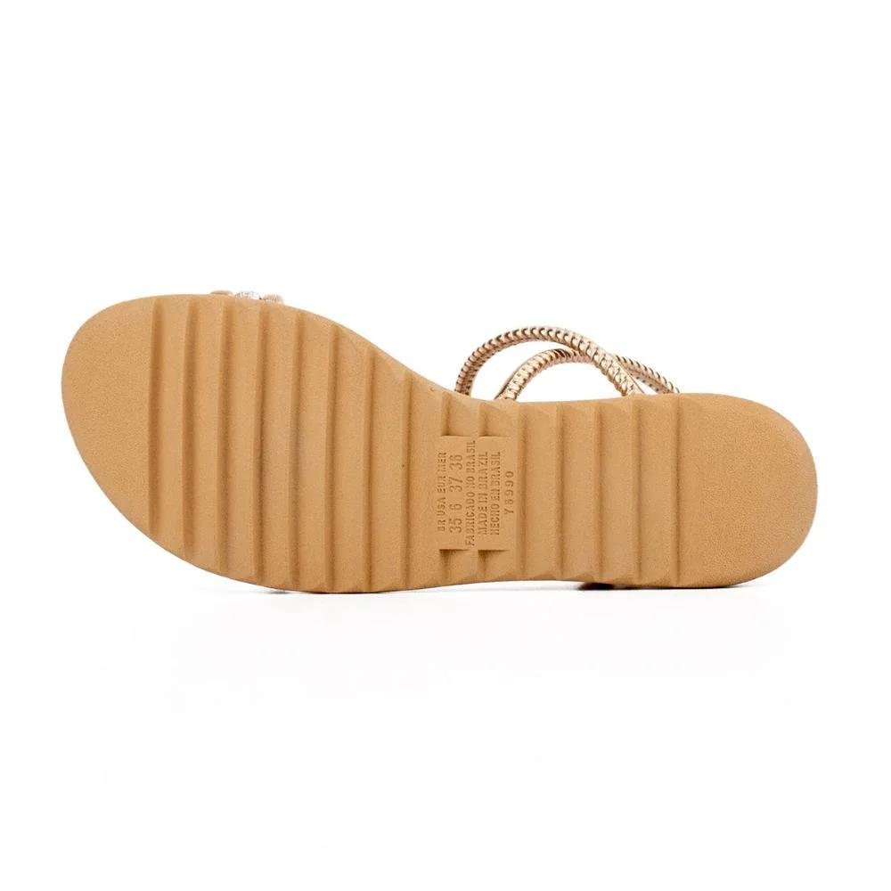 SANDÁLIA FEMININA DAKOTA FLATFORM Y7792 Rosa 4