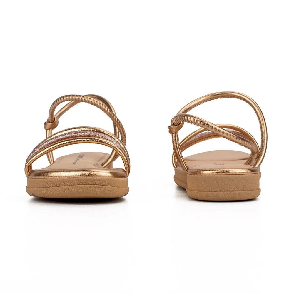 SANDÁLIA FEMININA DAKOTA FLATFORM Y7792 Rosa 5