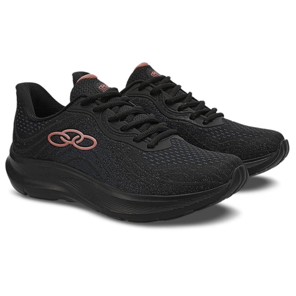 TÊNIS FEMININO OLYMPIKUS VENUS 3 43547338 Preto/Rosa 3