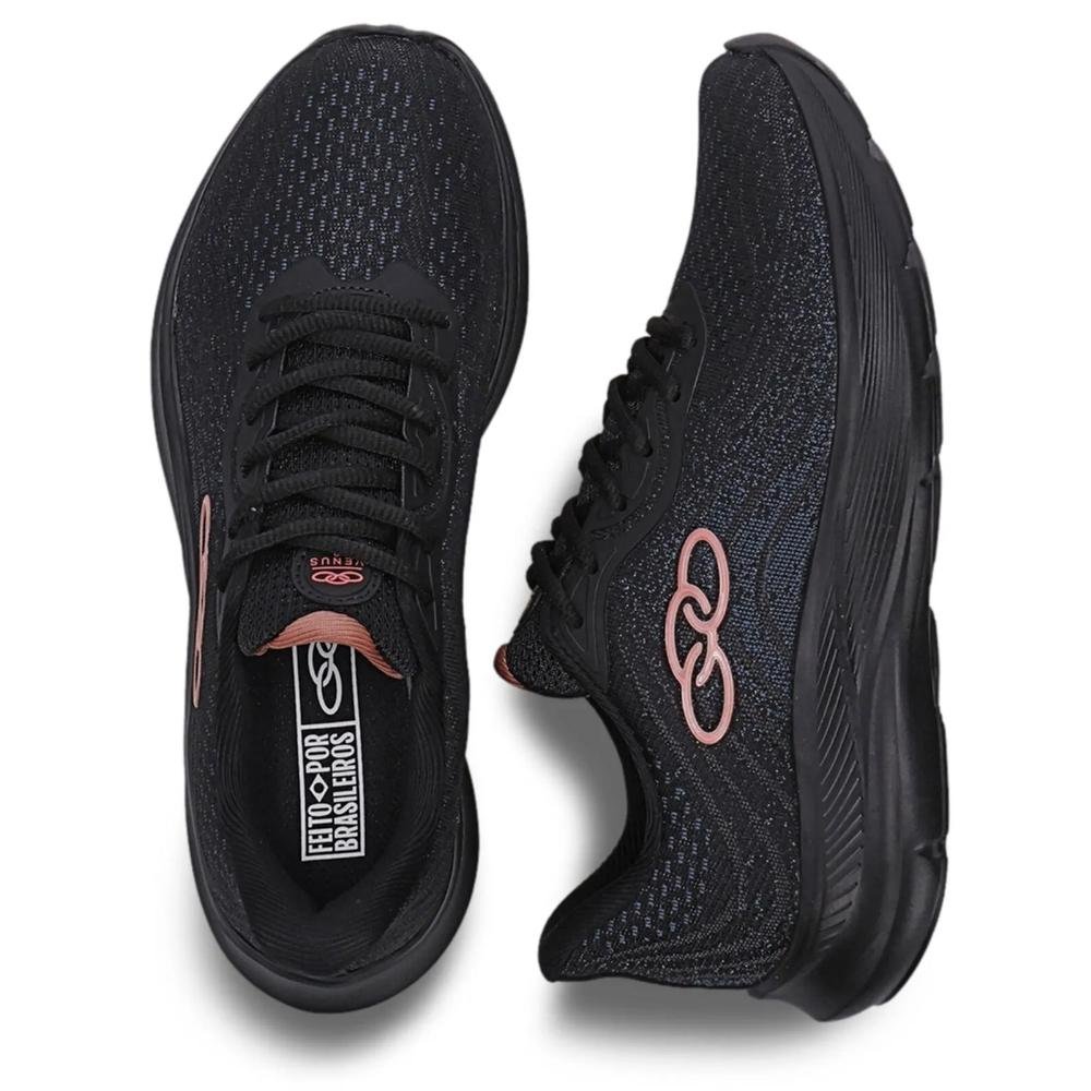 TÊNIS FEMININO OLYMPIKUS VENUS 3 43547338 Preto/Rosa 5