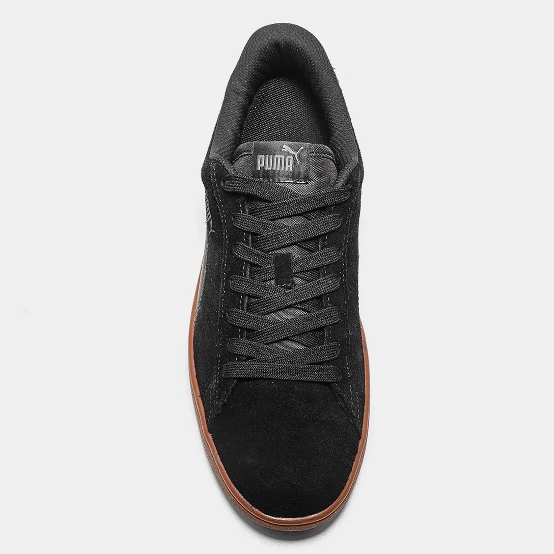 TÊNIS MASCULINO PUMA SMASH V2 Preto/Marrom 4