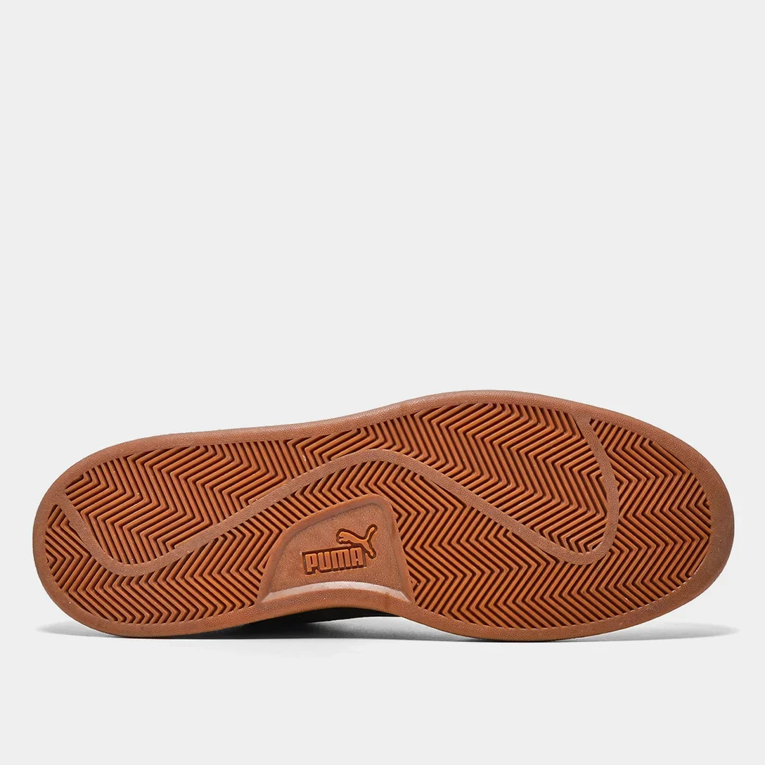 TÊNIS MASCULINO PUMA SMASH V2 Preto/Marrom 5