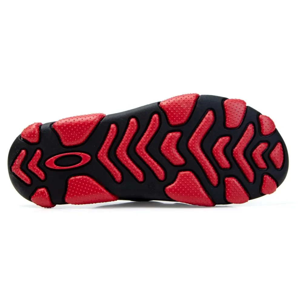 CHINELO SLIDE MASCULINO OAKLEY TITAN FOF100579 Preto/Vermelho 6