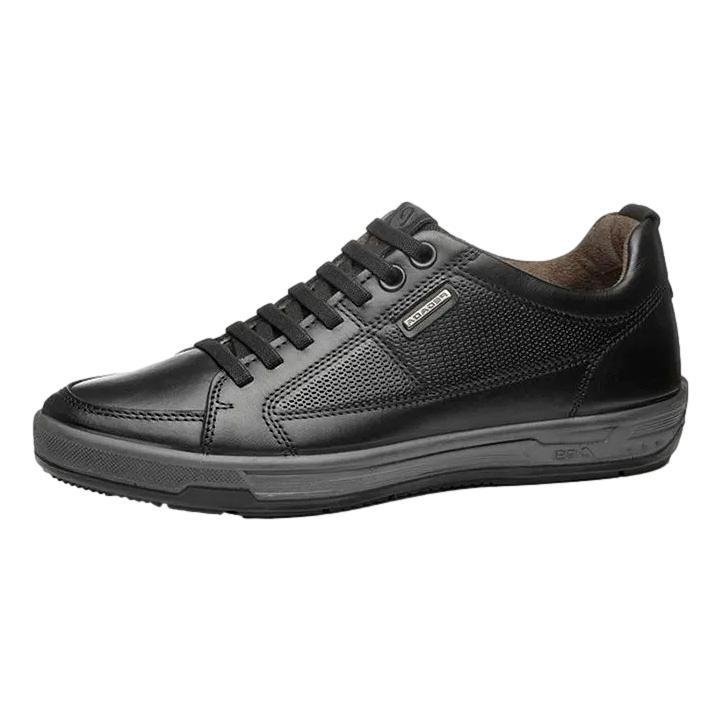 SAPATÊNIS MASCULINO COURO PEGADA 119410 Preto 2