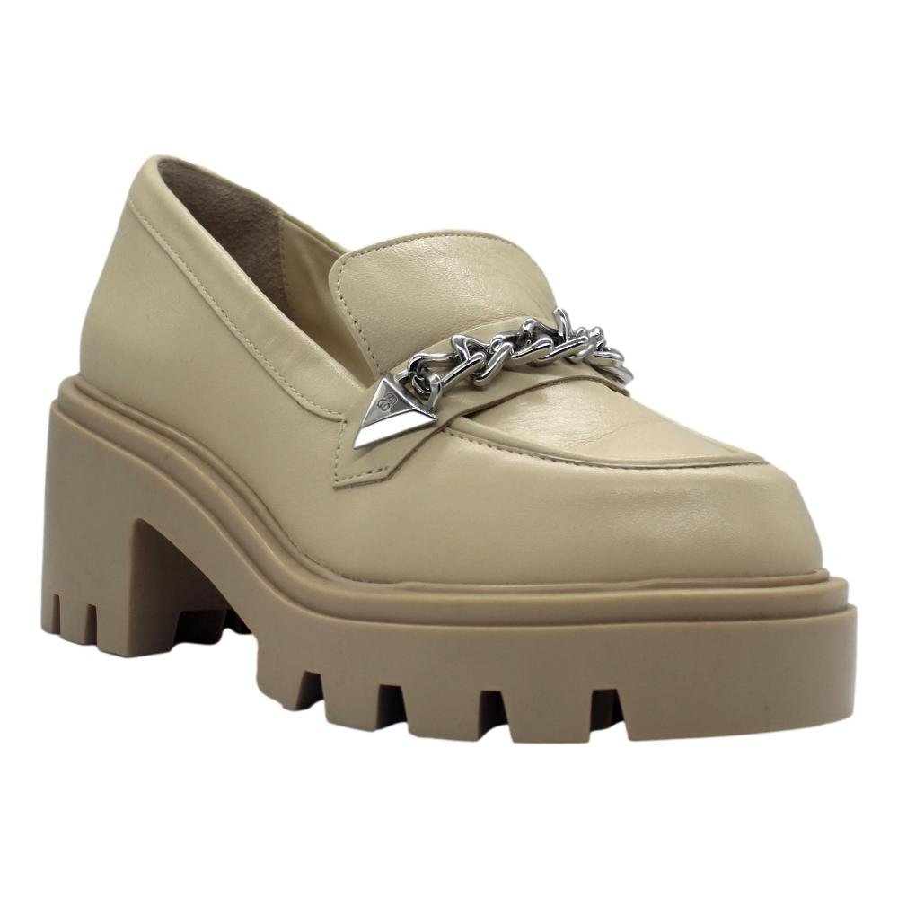 SAPATO MOCASSIM FEMININO SCHUTZ TRATORADO S214330006 Branco Off