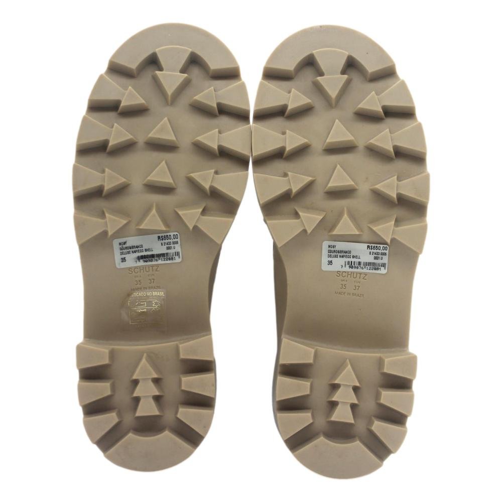 SAPATO MOCASSIM FEMININO SCHUTZ TRATORADO S214330006 Branco Off 5
