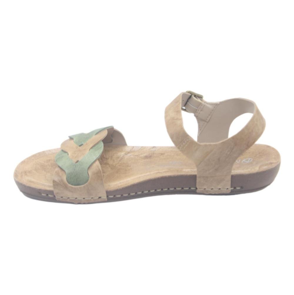 SANDÁLIA FEMININA COURO ANDACCO JADE 14271 Verde 2