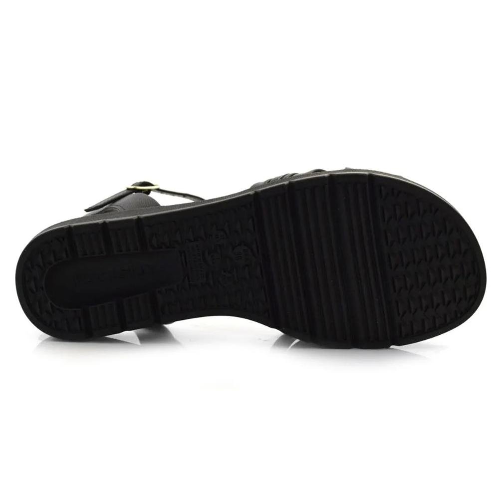 SANDÁLIA FEMININA PICCADILLY WIDE FIT 410035 Preto 5