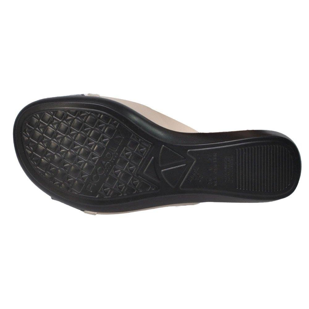 CHINELO SLIDE FEMININO PICCADILLY JOANETE 500375 Bege 4