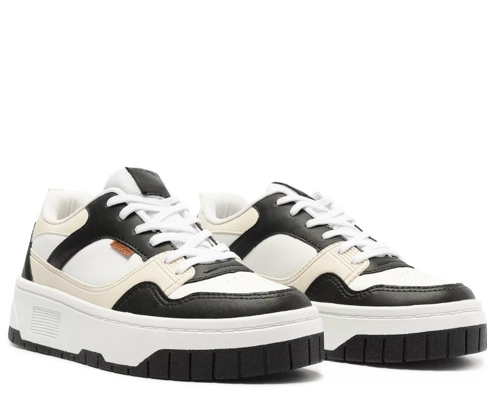 TÊNIS ANACAPRI EMMA FEMININO C305330001 Branco/Preto 4