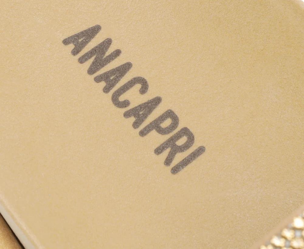 PAPETE FEMININA ANACAPRI DUAS TIRAS GLAM C303800034 Bege 6