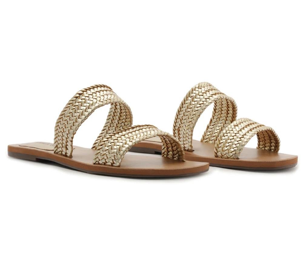 RASTEIRA SLIDE FEMININA ANACAPRI TRESSE DOURADO C300140374 Dourado 2