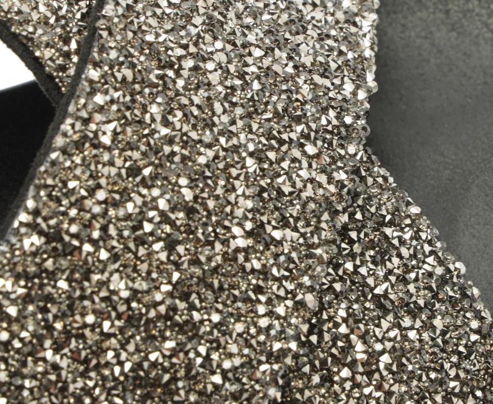 PAPETE FEMININA ANACAPRI TIRAS CRUZADAS GLITTER GLAM C303800035 Preto 6