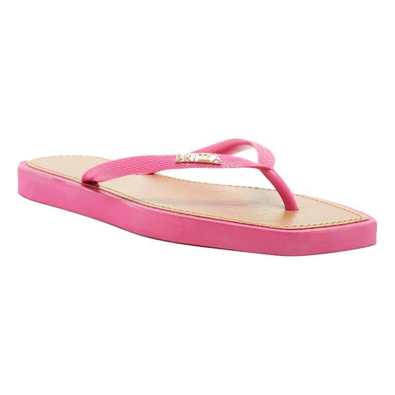 CHINELO FEMININO BRIZZA AREZZO SQUARE Z190270001 Rosa 2