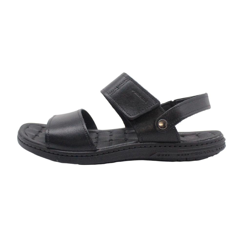 SANDÁLIA MASCULINA PEGADA COURO  131286 Preto 2