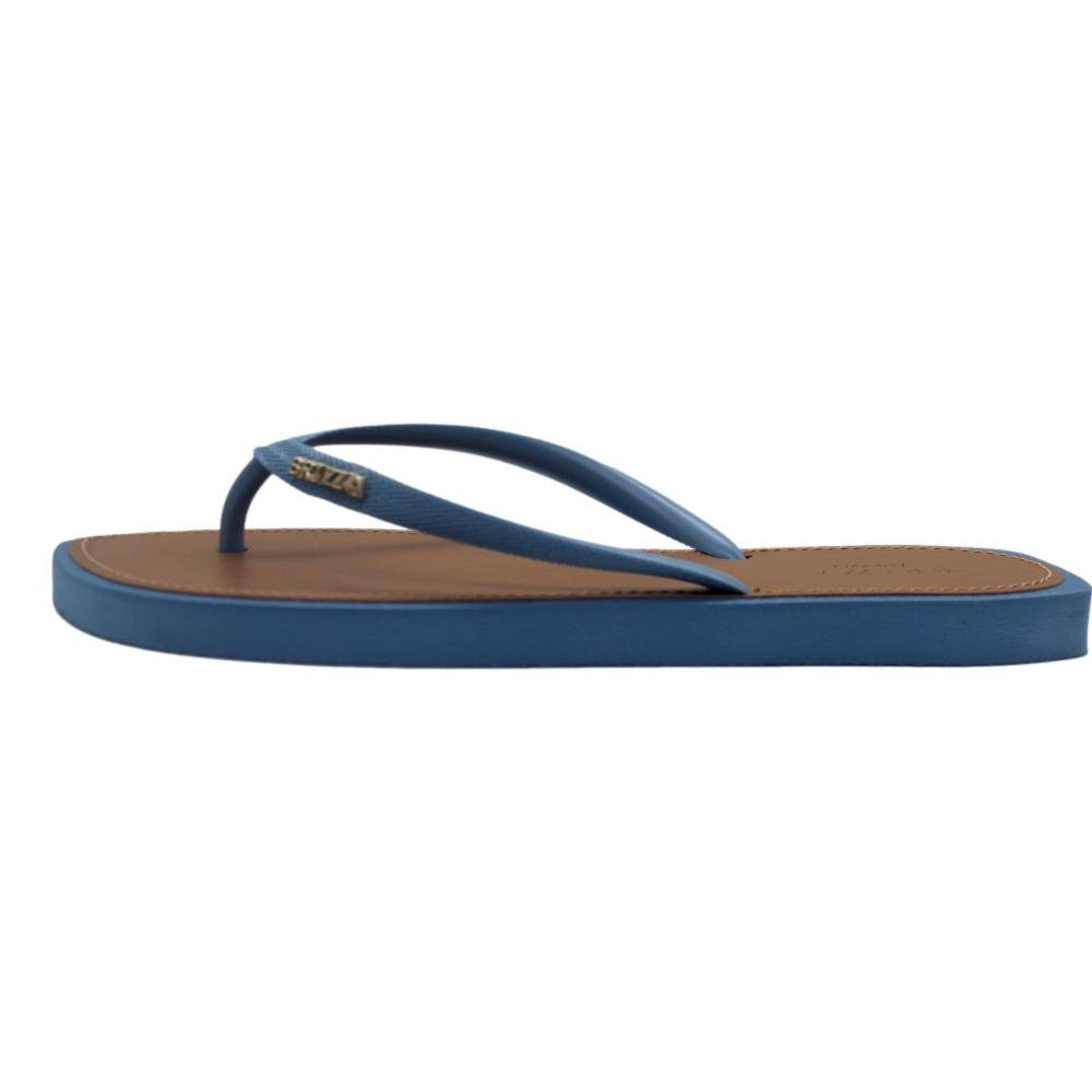 CHINELO FEMININO BRIZZA AREZZO SQUARE Z190620002 Azul 2