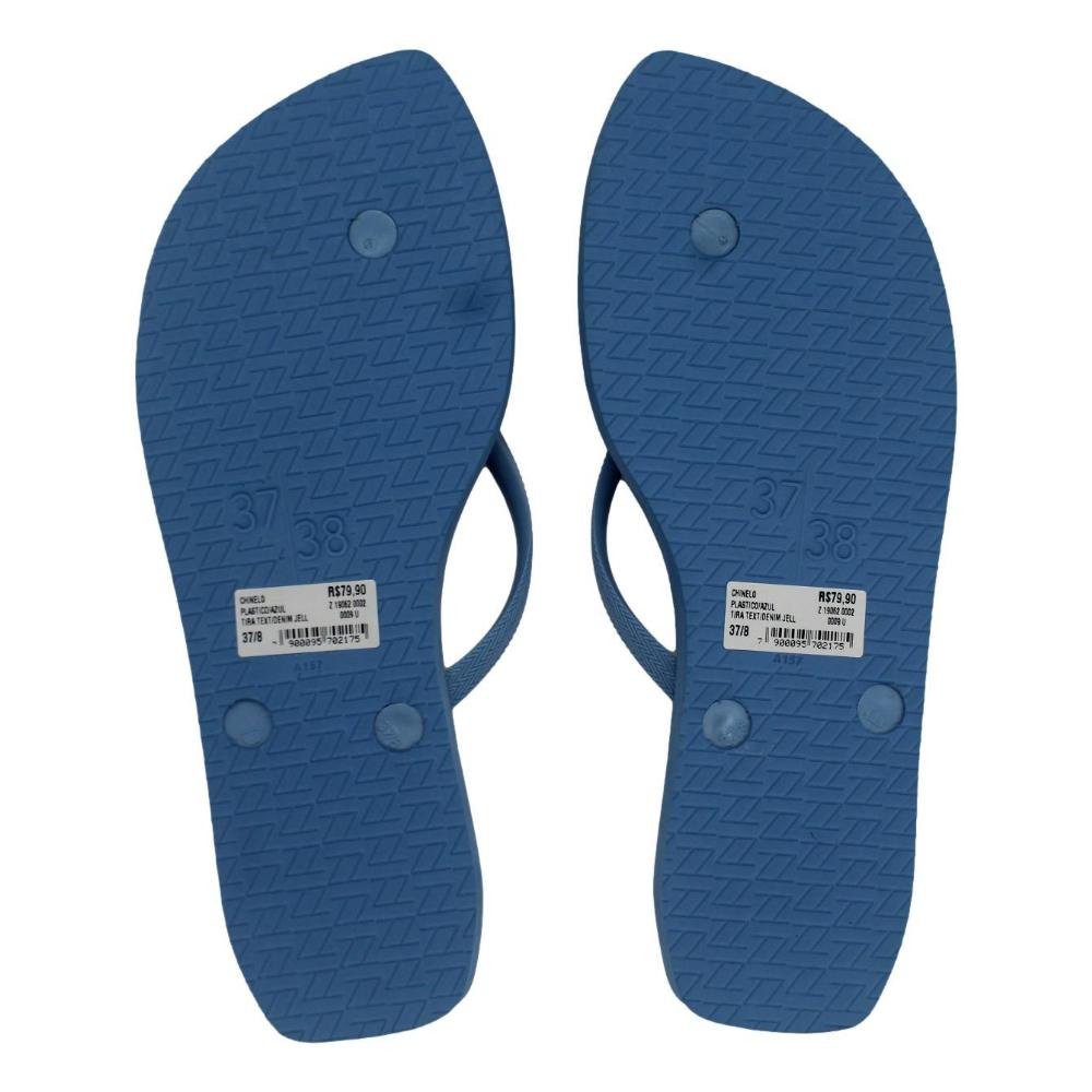 CHINELO FEMININO BRIZZA AREZZO SQUARE Z190620002 Azul 5