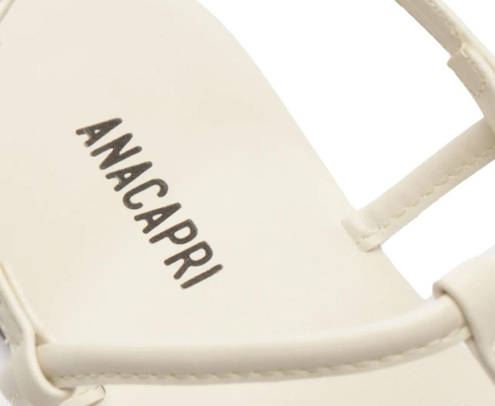 SANDÁLIA ANACAPRI SLIM MONOCOLOR FEMININO C303460009 Branco 6