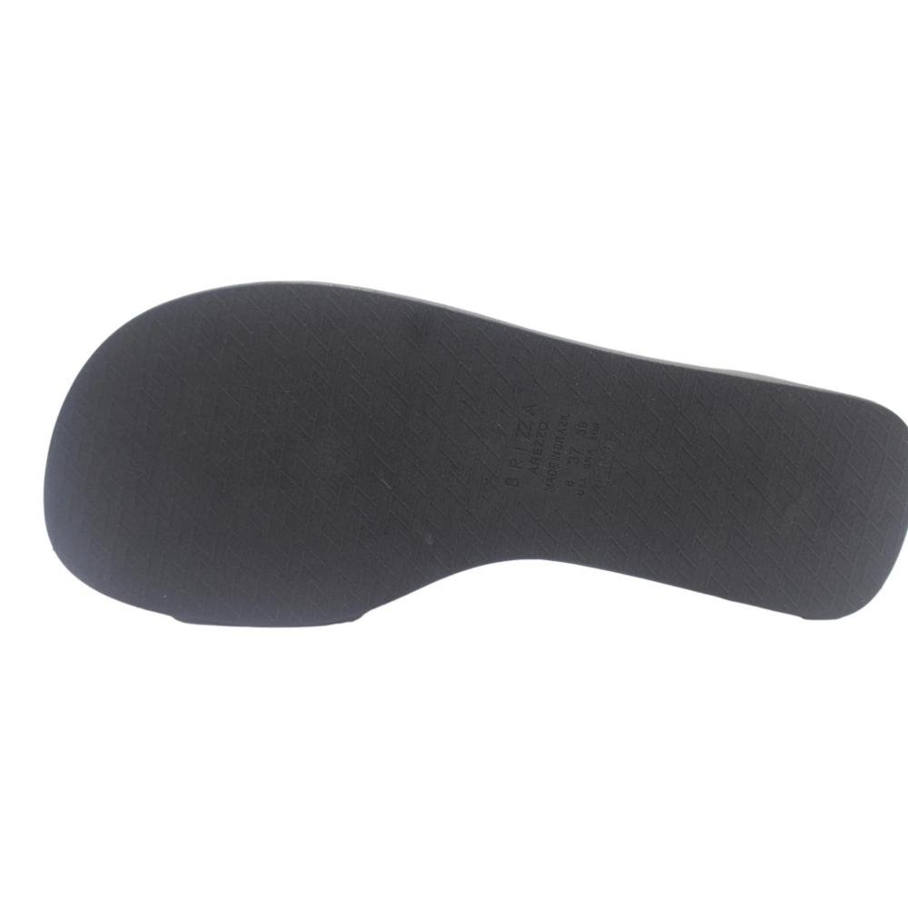 CHINELO FLATFORM FEMININO BRIZZA AREZZO Z190360015 Preto 5