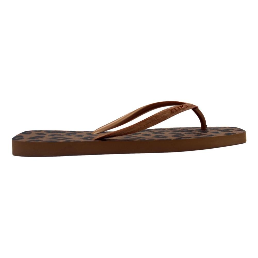 CHINELO FEMININO BRIZZA AREZZO ANIMAL PRINT Z190270194 Marrom 1