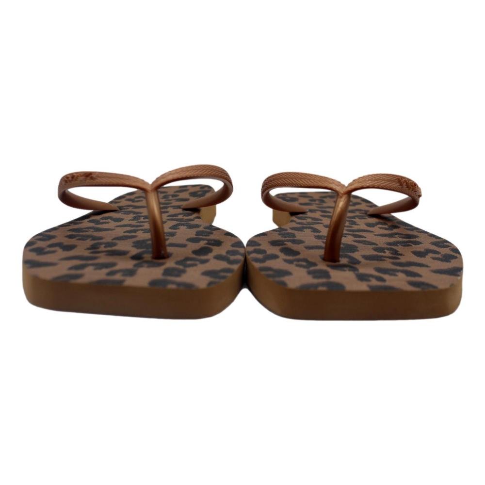 CHINELO FEMININO BRIZZA AREZZO ANIMAL PRINT Z190270194 Marrom 3