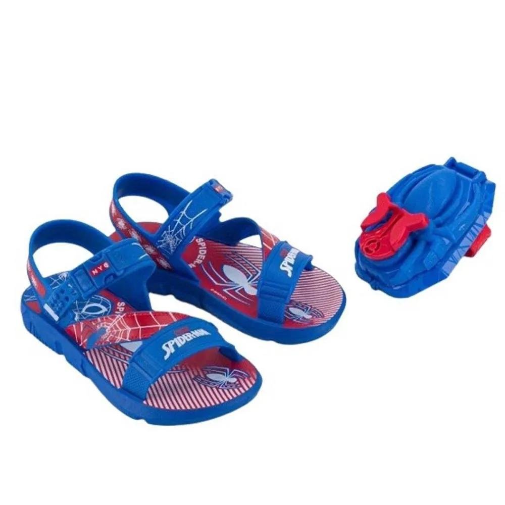 PAPETE INFANTIL MENINO GRENDENE H. ARANHA C/BRINDE 22765 Azul 3