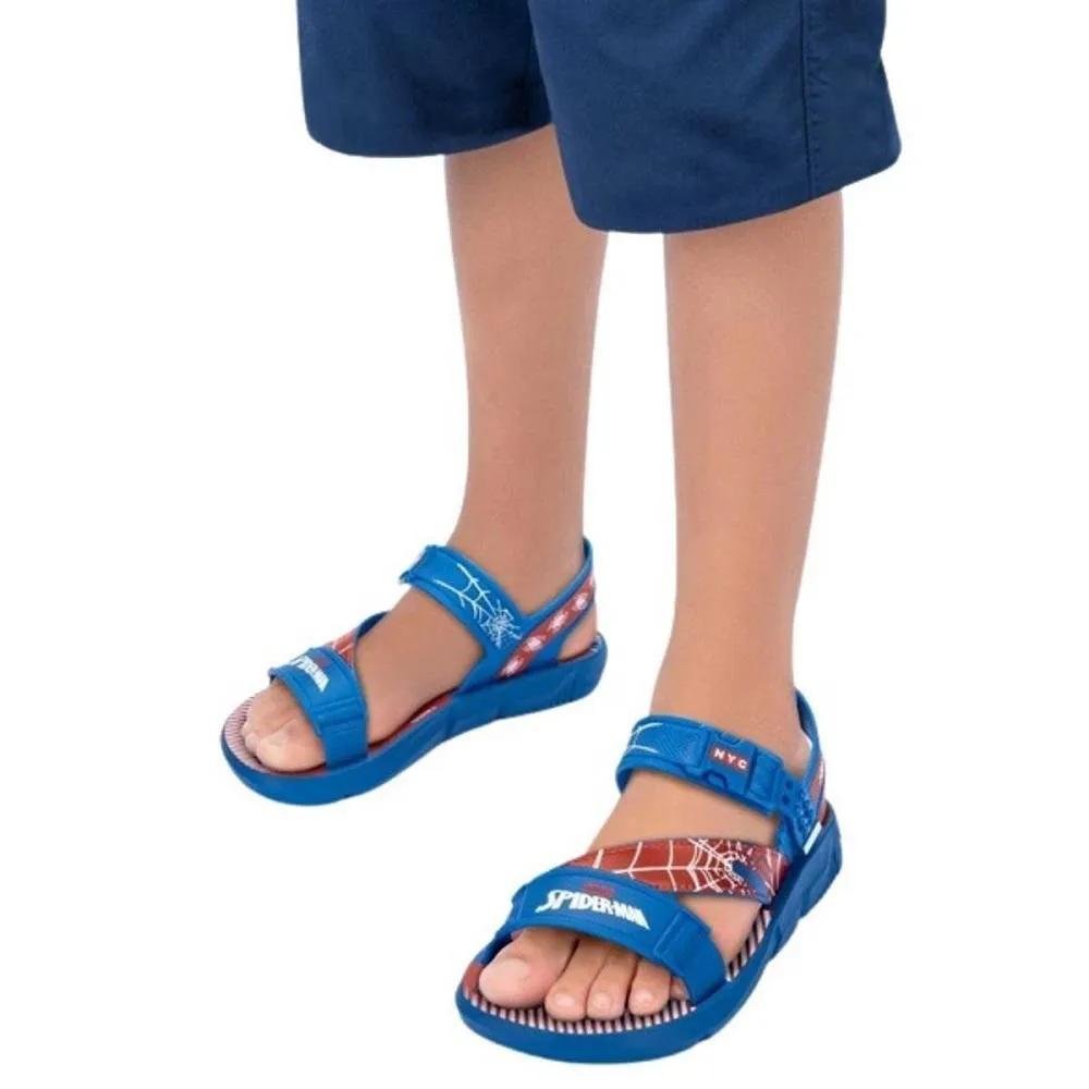 PAPETE INFANTIL MENINO GRENDENE H. ARANHA C/BRINDE 22765 Azul 4