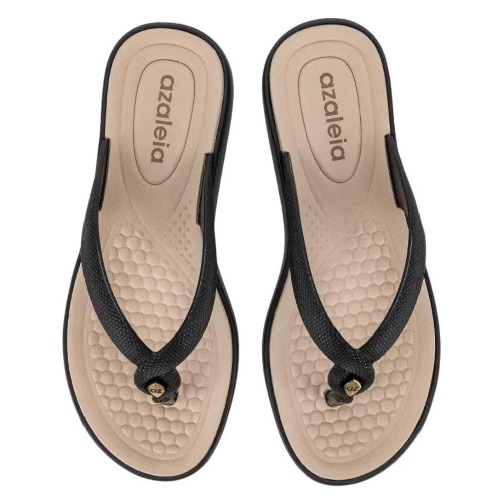 CHINELO FEMININO GRENDENE AZALEIA THAIS 18966 Preto 2