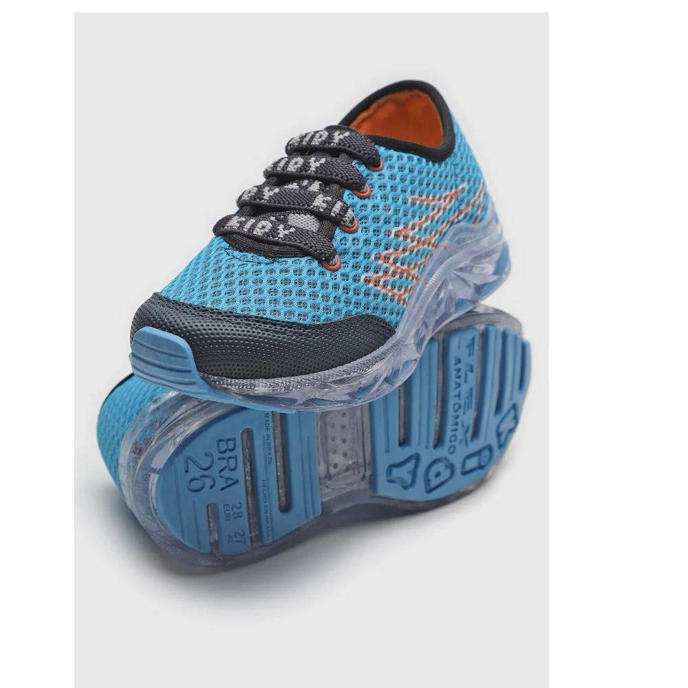 TÊNIS INFANTIL MENINO KIDY FLEX LIGHT 020-0162 Azul 5