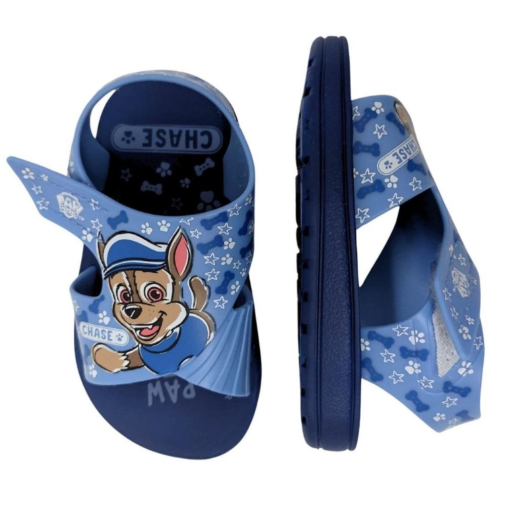 SANDÁLIA INFANTIL MENINO GRENDENE PATRULHA C/BRINDE 23075 Azul 4