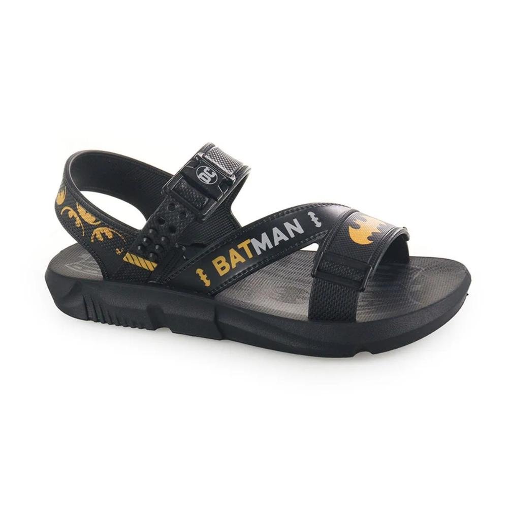 SANDÁLIA INFANTIL MENINO GRENDENE BATMAN C/BRINDE 23111