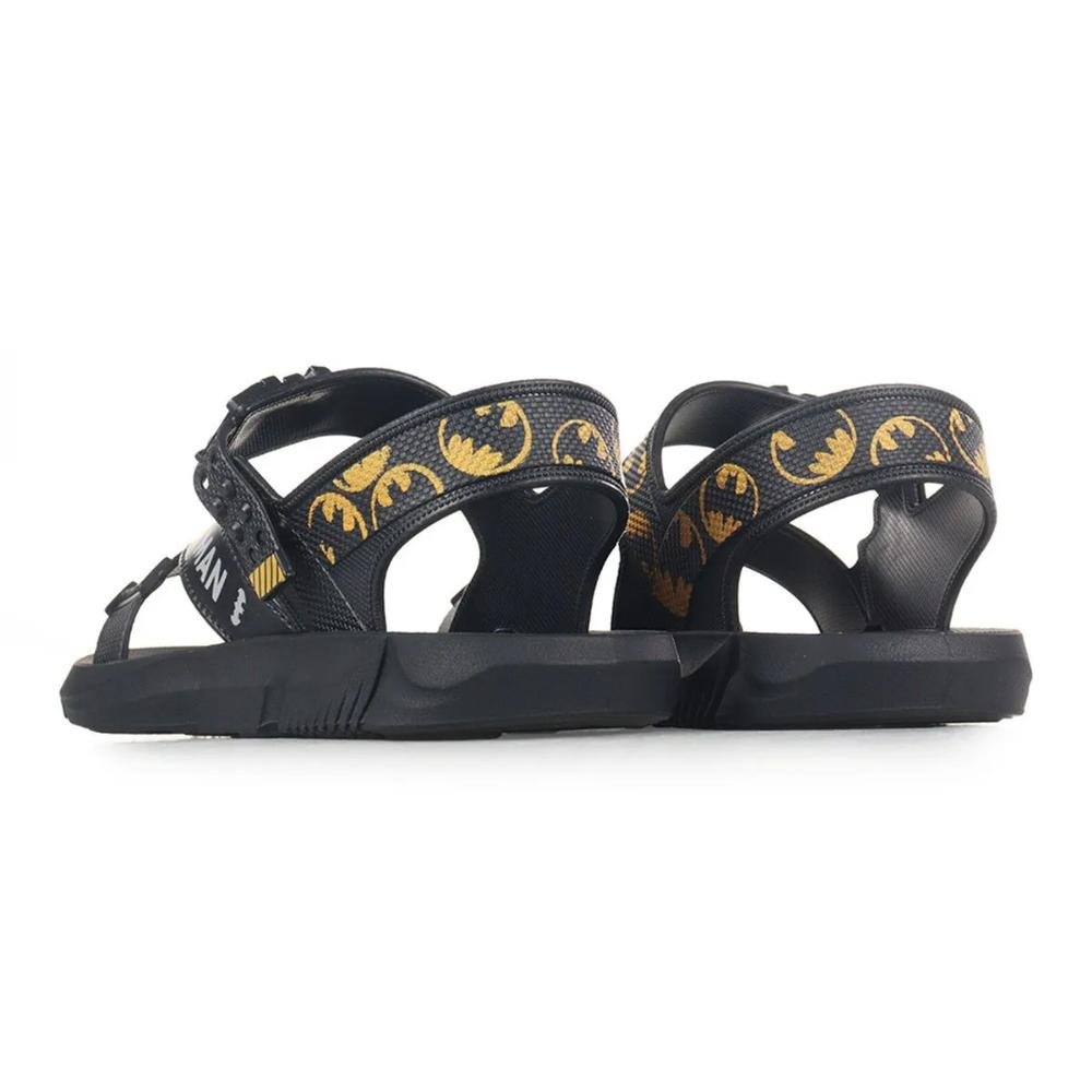 SANDÁLIA INFANTIL MENINO GRENDENE BATMAN C/BRINDE 23111 Preto/Amarelo 3