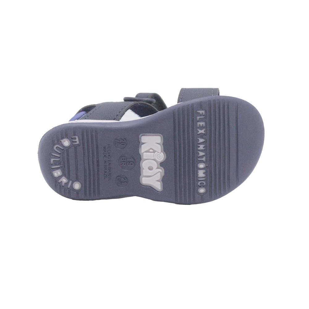 SANDÁLIA INFANTIL MASCULINA KIDY EQUILIBRIO 001-0993 Azul 4