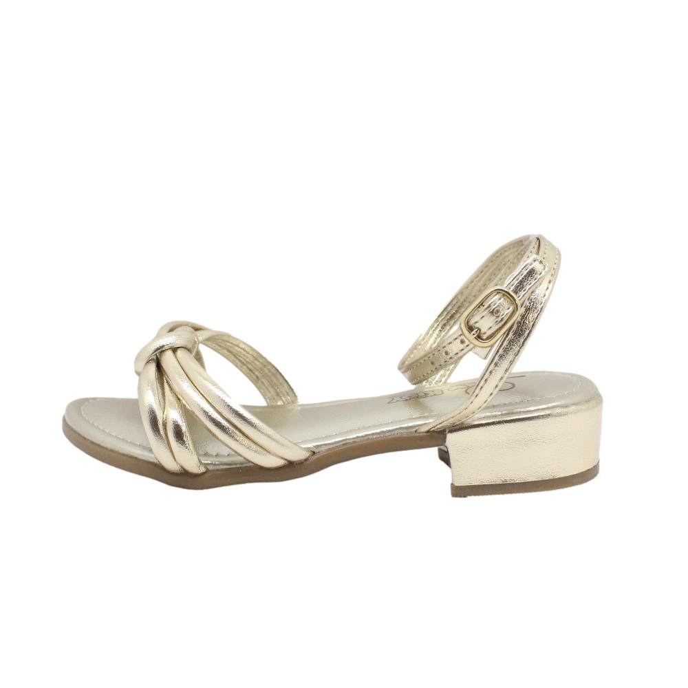 SANDÁLIA INFANTIL FEMININA KIDY ISIS 420-0019 Dourado 2