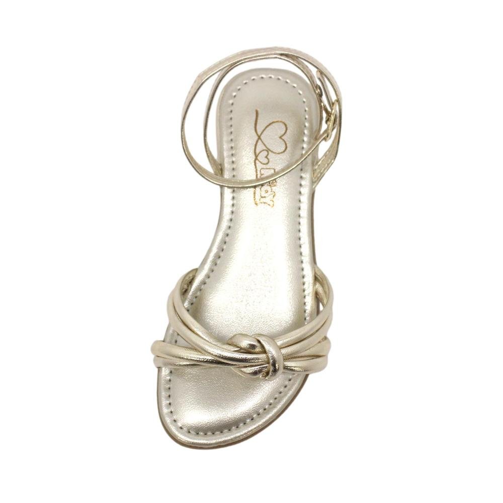 SANDÁLIA INFANTIL FEMININA KIDY ISIS 420-0019 Dourado 3