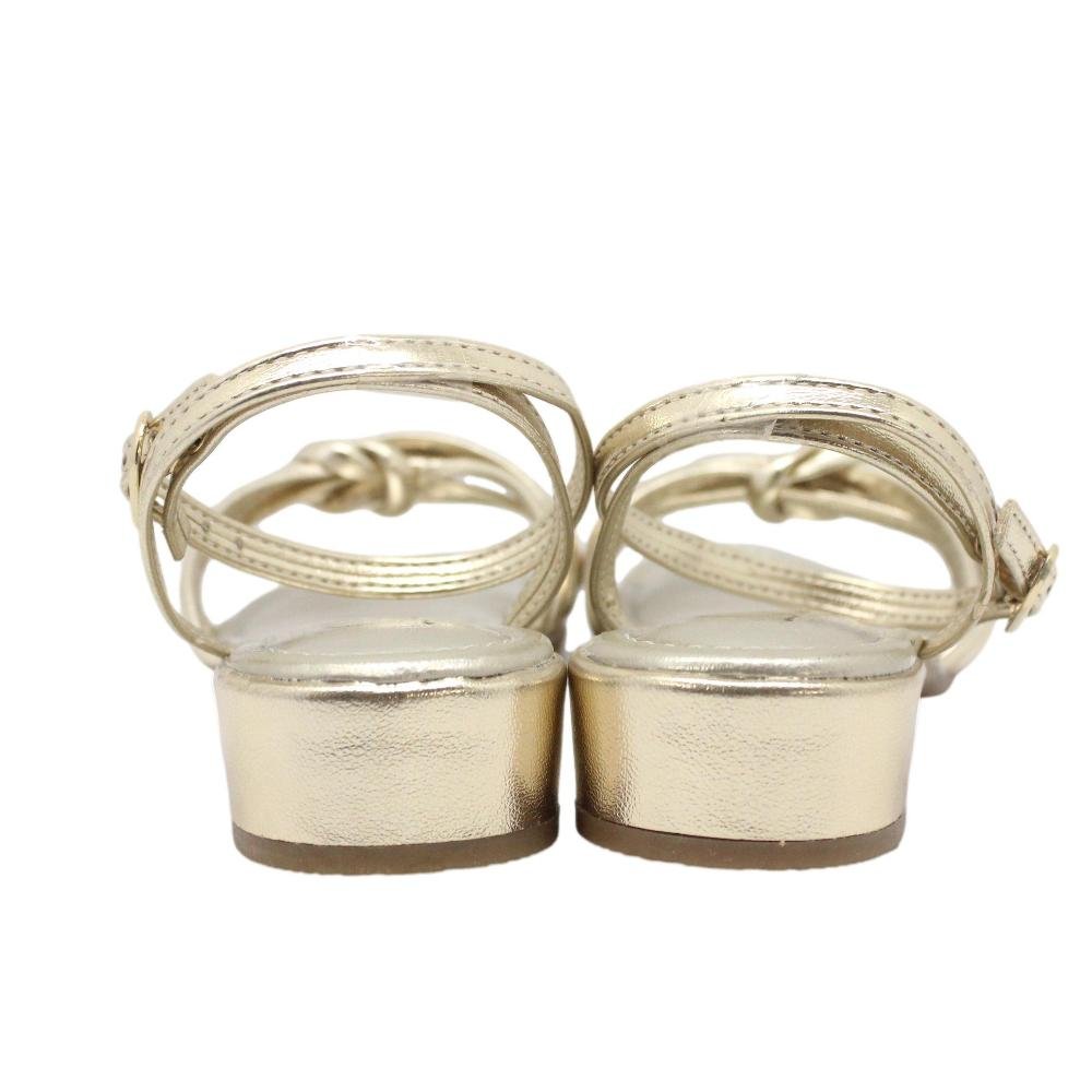 SANDÁLIA INFANTIL FEMININA KIDY ISIS 420-0019 Dourado 5