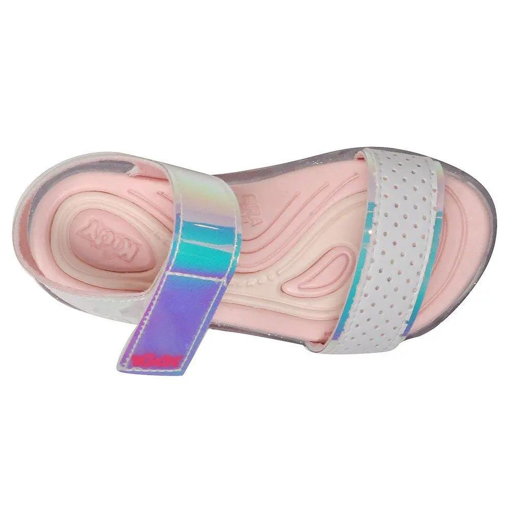 SANDÁLIA INFANTIL MENINA KIDY TOYS 392-1001 Branco 3