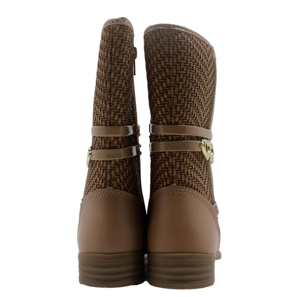 BOTA INFANTIL MENINA KIDY MONTARIA 036-0032 Marrom 3