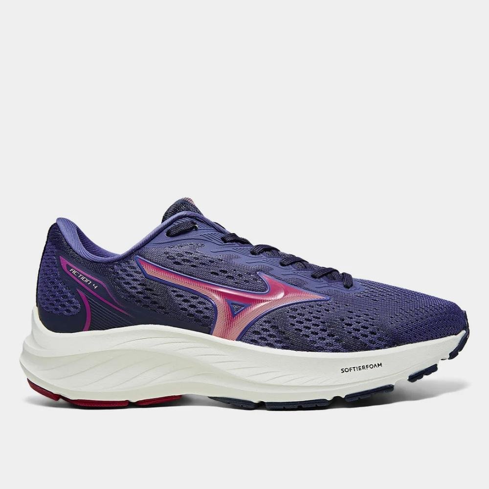 TÊNIS FEMININO MIZUNO ACTION 4 101118118 Azul/Rosé 2