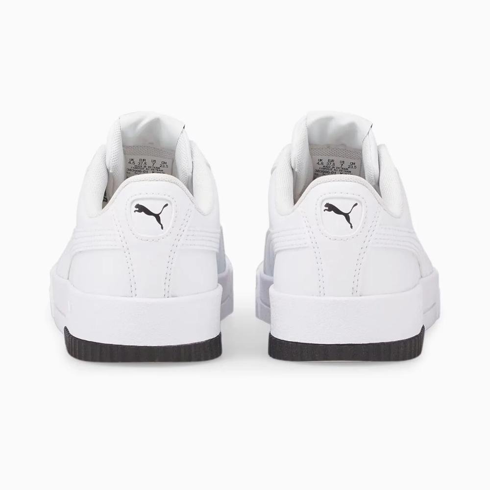 TÊNIS FEMININO PUMA CARINA LOGOMONIA BDP 387655 Branco 3
