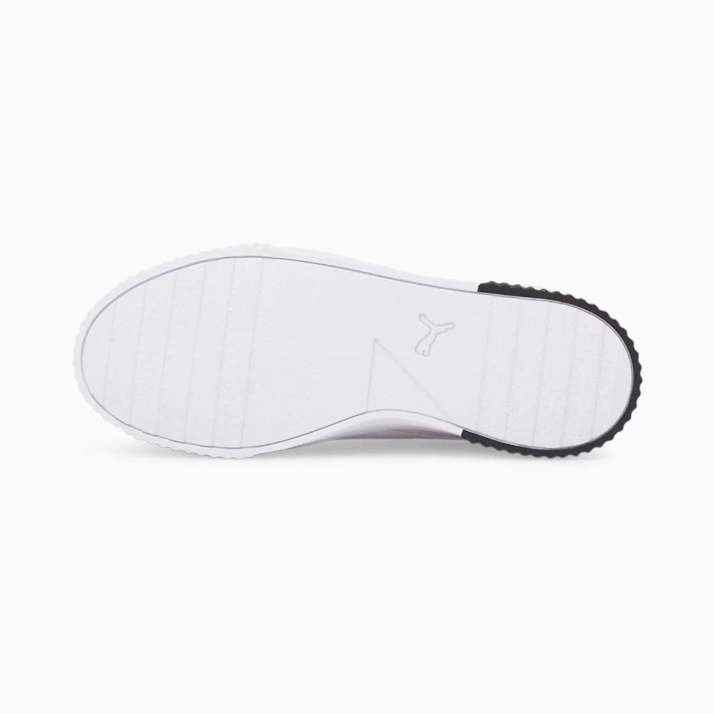 TÊNIS FEMININO PUMA CARINA LOGOMONIA BDP 387655 Branco 4