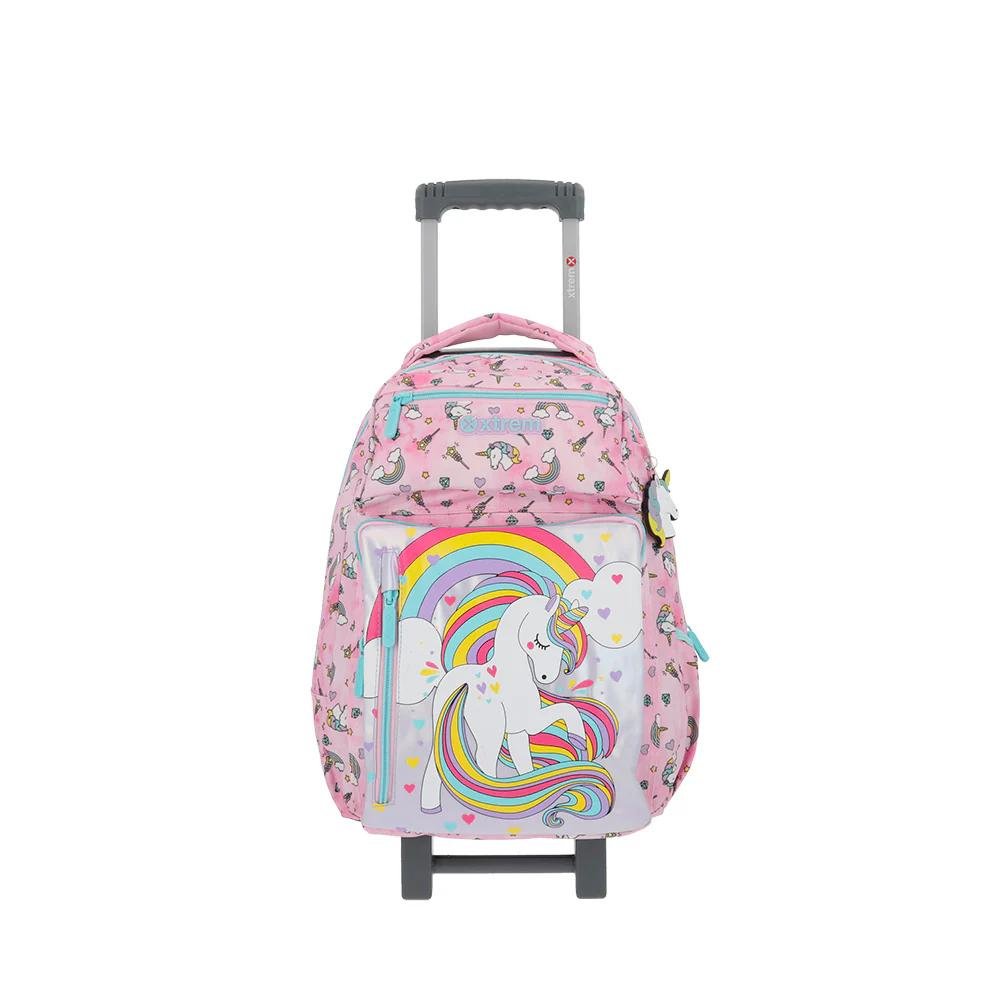 KIT MOCHILA C/RODAS/LANCHEIRA/ESTOJO INFANTIL MENINASAMSONITE XTREM UNICORNIO 151069