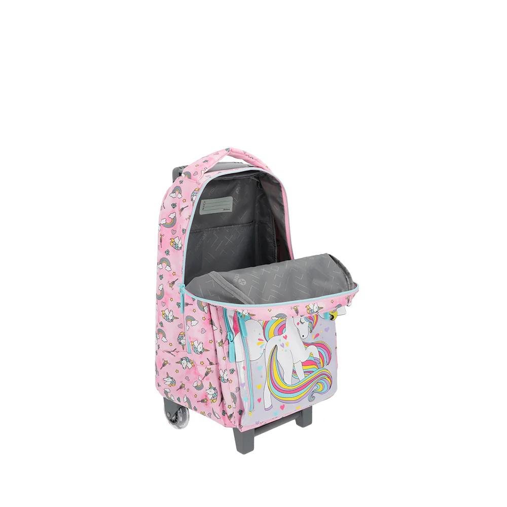 KIT MOCHILA C/RODAS/LANCHEIRA/ESTOJO INFANTIL MENINASAMSONITE XTREM UNICORNIO 151069 Rosa 2