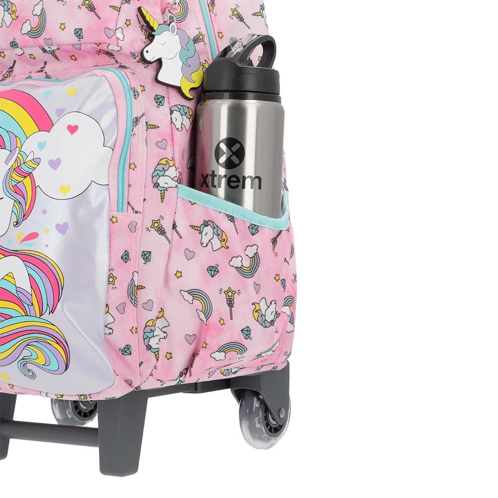 KIT MOCHILA C/RODAS/LANCHEIRA/ESTOJO INFANTIL MENINASAMSONITE XTREM UNICORNIO 151069 Rosa 3