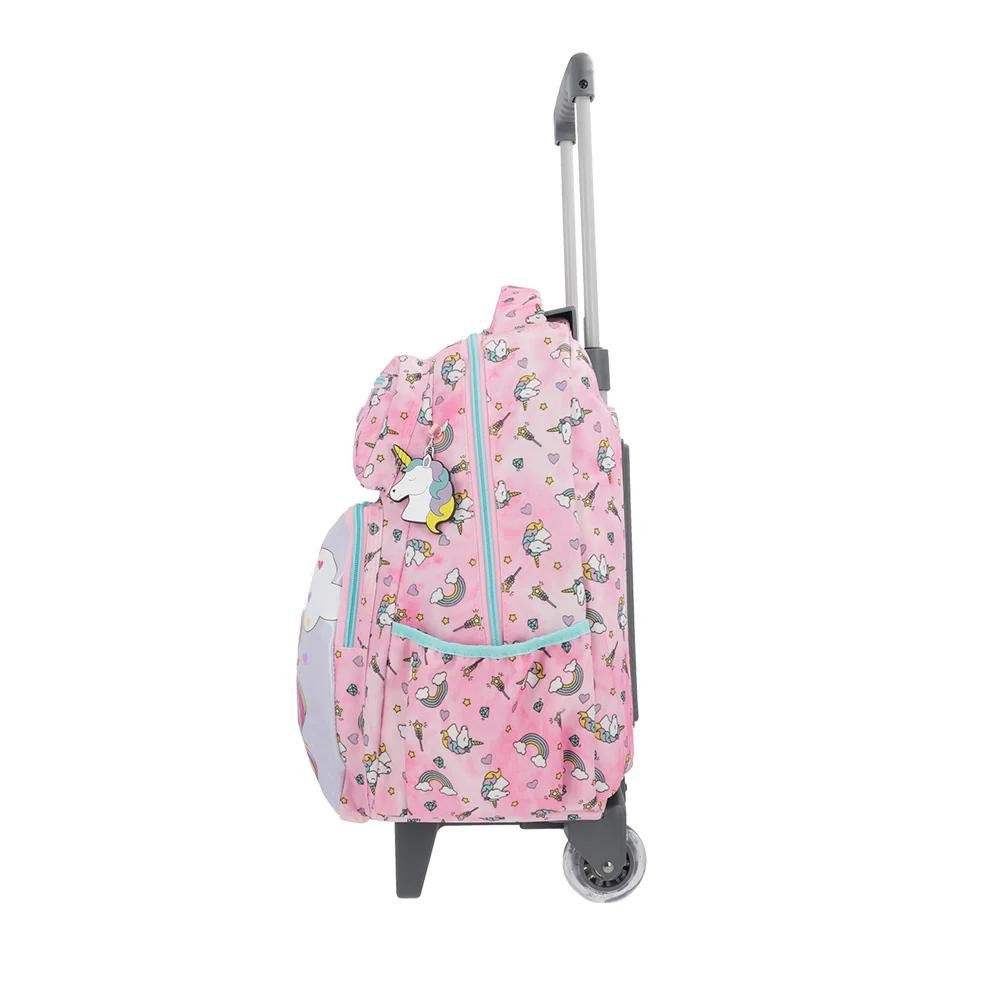KIT MOCHILA C/RODAS/LANCHEIRA/ESTOJO INFANTIL MENINASAMSONITE XTREM UNICORNIO 151069 Rosa 5
