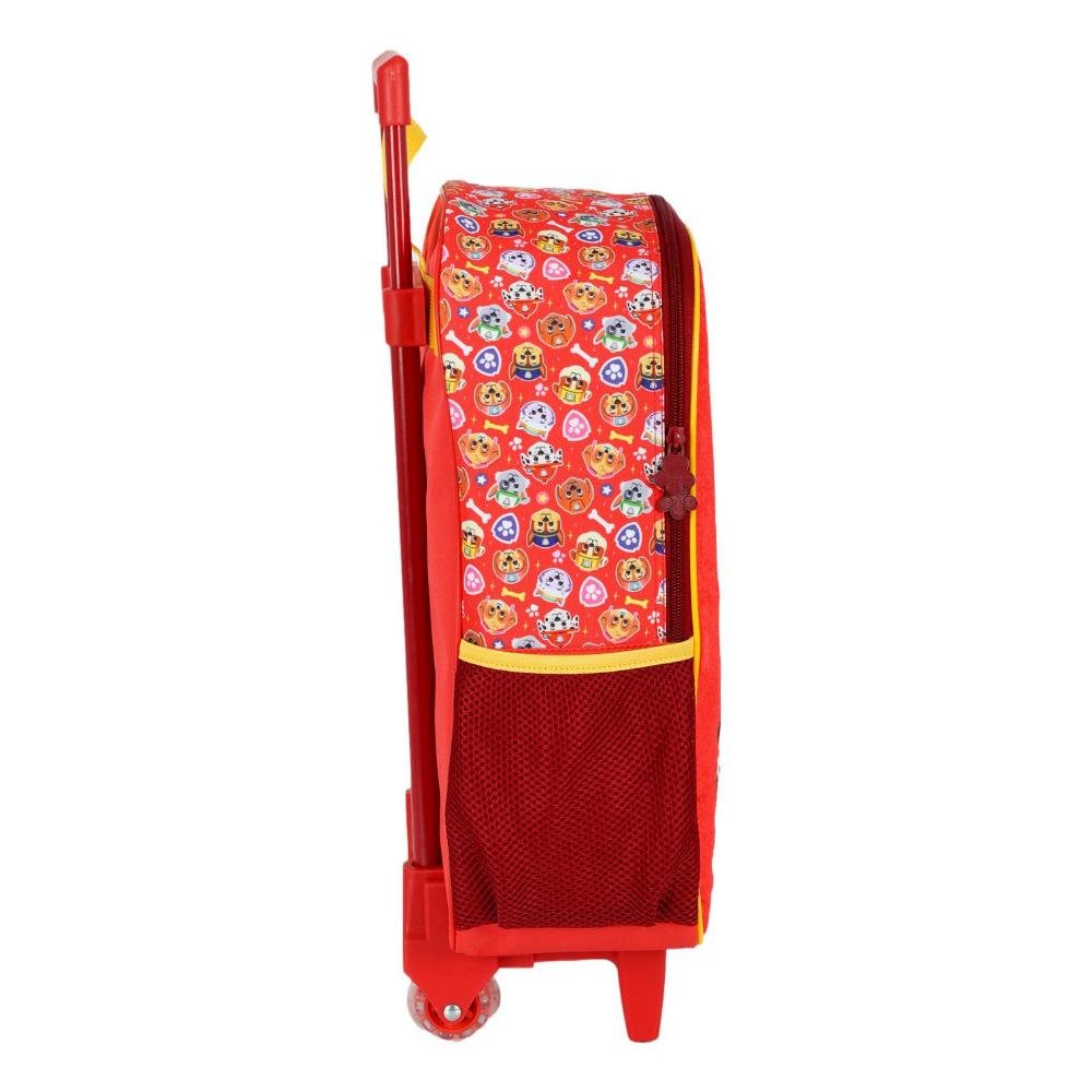MOCHILA INFANTIL MENINO LUXCEL PATRULHA CANINA C/RODAS IC41622PA Vermelho 4